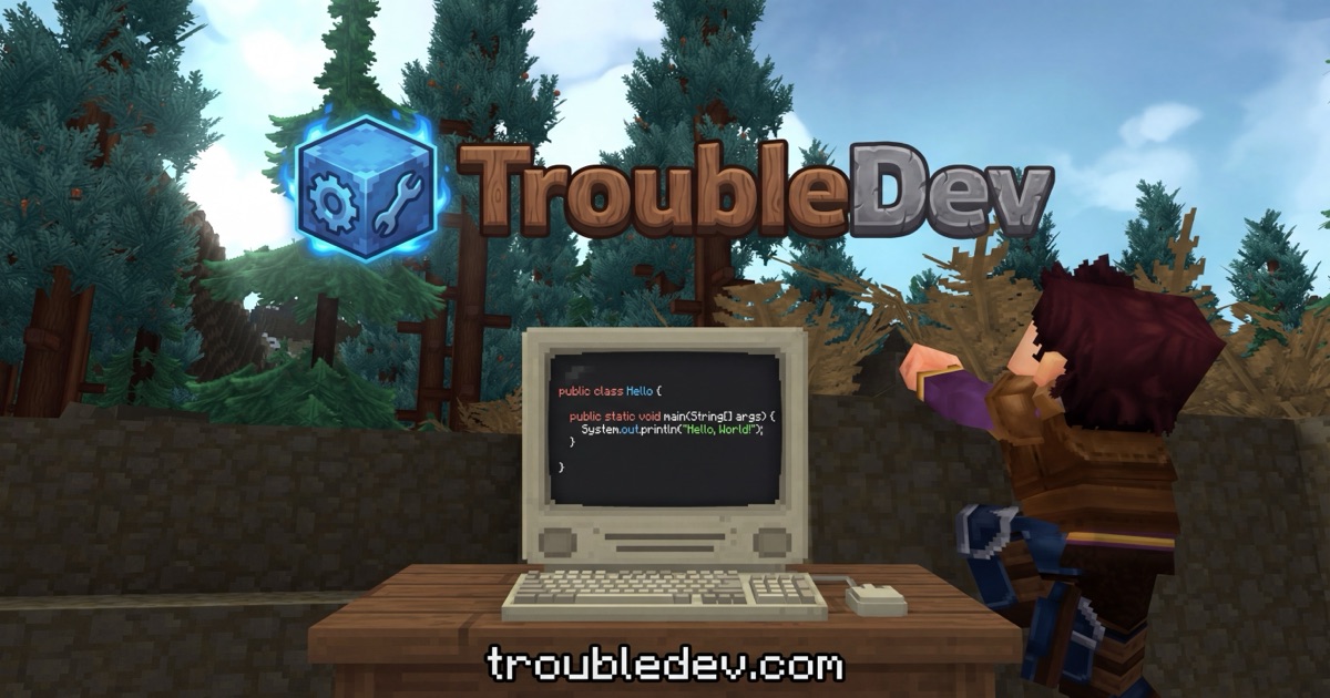 Develop Your First Hytale Plugin | TroubleDev